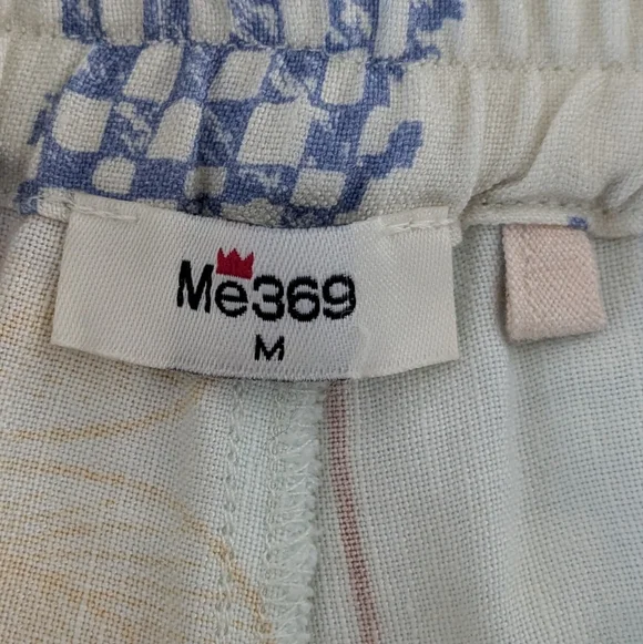 🌴Me369 Linen Blend Cargo Pants NWOT sz M - Picture 6 of 8